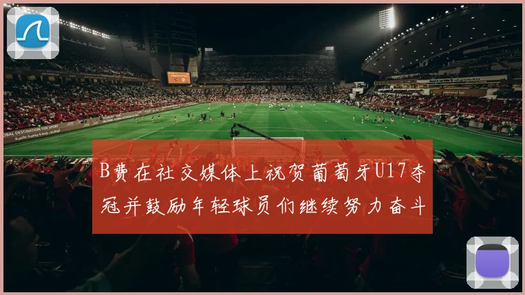 B费在社交媒体上祝贺葡萄牙U17夺冠并鼓励年轻球员们继续努力奋斗